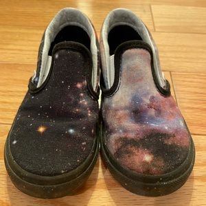 Vans X Space Voyager Galaxy/ Black Classic Slip On
